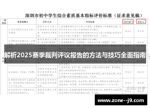 解析2025赛季裁判评议报告的方法与技巧全面指南